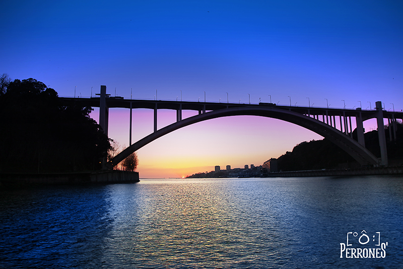 Ponte da Arrábida - Foto tirada aproveitando a Golden Hour!